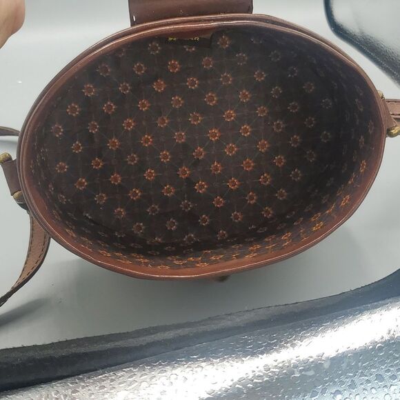 Rattan and Leather Cross Body Mini Basket Purse made in Indonesia - Picture 7 of 9